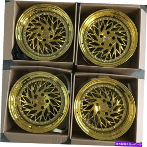 zC[@4{Zbg 18x9.5 Aodhan DS03 DS3 5x100 35S[hoL[zC[Zbgi4j73.1 18x9.5 Aodhan DS03 DS3 5x100 35 Gold Vacuum Wheels Rims Set(4) 73.1
