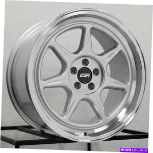 �z�C�[���@4�{�Z�b�g 19x10 ESR CR7 5x114.3 35�n�C�p�[�V���o�[�z�C�[�������Z�b�g�i4�j72.56 19x10 ESR CR7 5x114.3 35 Hyper Silver Wheels Rims Set(4) 72.56�y���s�A���i�z