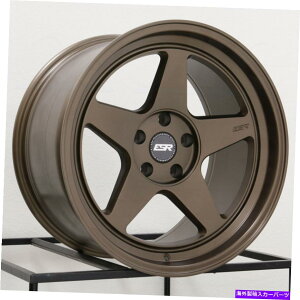 �z�C�[���@4�{�Z�b�g 18x9.5/18x10.5 ESR CR5 5x114.3 15/15�u�����Y�z�C�[�������Z�b�g�i4�j72.56 18x9.5/18x10.5 ESR CR5 5x114.3 15/15 Bronze Wheels Rims Set(4) 72.56�y���s�A���i�z