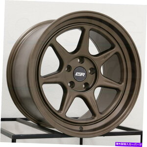 �z�C�[���@4�{�Z�b�g 18x9.5/18x10.5 ESR CR7 5x114.3 22/30�u�����Y�z�C�[�������Z�b�g�i4�j72.56 18x9.5/18x10.5 ESR CR7 5x114.3 22/30 Bronze Wheels Rims Set(4) 72.56�y���s�A���i�z