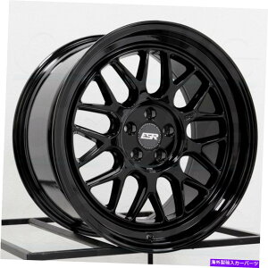 �z�C�[���@4�{�Z�b�g 18x9.5 ESR CR1�J�X�^��5x120 22�u���b�N�z�C�[�������Z�b�g�i4�j72.56 18x9.5 ESR CR1 Custom 5x120 22 Black Wheels Rims Set(4) 72.56�y���s�A���i�z