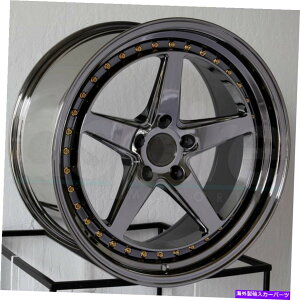 �z�C�[���@4�{�Z�b�g 18x8.5 aodhan ds05 ds5 custom 5x112 35�u���b�N�o�L���[���z�C�[�������Z�b�g�i4�j73.1 18x8.5 Aodhan DS05 DS5 Custom 5x112 35 Black Vacuum Wheels Rims Set(4) 73.1�y���s�A���i�z