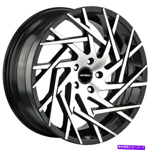 �z�C�[���@4�{�Z�b�g 22x9 strada s64 nido 5x115 15�u���b�N�}�V���z�C�[�������Z�b�g�i4�j72.6 22x9 Strada S64 Nido 5x115 15 Black Machine Wheels Rims Set(4) 72.6�y���s�A���i�z