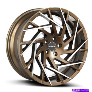 �z�C�[���@4�{�Z�b�g 22x9 Strada S64 Nido 5x114.3 35�u�����Y�z�C�[�������Z�b�g�i4�j72.6 22x9 Strada S64 Nido 5x114.3 35 Bronze Wheels Rims Set(4) 72.6
