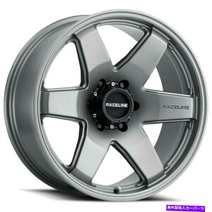 �z�C�[���@4�{�Z�b�g 18x9 Raceline 942GS����6x135 12�O���[�z�C�[�������Z�b�g�i4�j87.1 18x9 Raceline 942GS Addict 6x135 12 Gray Wheels Rims Set(4) 87.1�y���s�A���i�z
