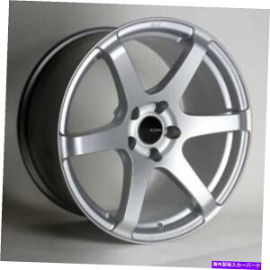 �z�C�[���@4�{�Z�b�g 18x9.5 enkei T6S 5x112 35�V���o�[�y�C���g�z�C�[�������Z�b�g�i4�j 18x9.5 Enkei T6S 5x112 35 Silver Paint Wheels Rims Set(4)