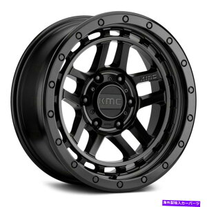 �z�C�[���@4�{�Z�b�g 17x9 kmc km540 recon 5x5/5x127 -12�T�e���u���b�N�z�C�[�������Z�b�g�i4�j78.1 17x9 KMC KM540 Recon 5x5/5x127 -12 Satin Black Wheels Rims Set(4) 78.1�y���s�A���i�z