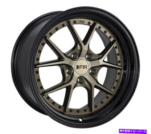 �z�C�[���@4�{�Z�b�g 19x8.5 F1R F105 5x114.3 35�u�����Y�u���b�N���b�v�z�C�[�������Z�b�g�i4�j 19x8.5 F1R F105 5x114.3 35 Bronze Black Lip Wheels Rims Set(4)�y���s�A���i�z