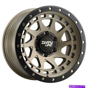 �z�C�[���@4�{�Z�b�g 17x9 Dirty Life 9311 Enigma Pro 5x5/5x127 -12�S�[���h�u���b�N�z�C�[�������Z�b�g�i4�j71.5 17x9 Dirty Life 9311 Enigma Pro 5x5/5x127 -12 Gold Black Wheels Rims Set(4) 71.5