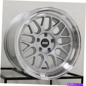 zC[@4{Zbg 18x9.5/18x10.5 ESR CR1JX^5x112 22/30nCp[Vo[zC[Zbgi4j72.56 18x9.5/18x10.5 ESR CR1 Custom 5x112 22/30 Hyper Silver Wheels Rims Set(4) 72.56