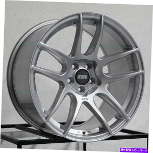 zC[@4{Zbg 18x9.5 ESR CS08 CS8JX^5x120 35nCp[Vo[zC[Zbgi4j72.6 18x9.5 ESR CS08 CS8 Custom 5x120 35 Hyper Silver Wheels Rims Set(4) 72.6