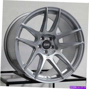 zC[@4{Zbg 18x9.5/18x10.5 ESR CS08 CS8JX^5x112 15/15nCp[Vo[zC[Zbgi4j7 18x9.5/18x10.5 ESR CS08 CS8 Custom 5x112 15/15 Hyper Silver Wheels Rims Set(4) 7