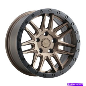 �z�C�[���@4�{�Z�b�g 17x8�u���b�N�T�C�A�[�`5x120 30�u�����Y�u���b�N�z�C�[�������Z�b�g�i4�j76.1 17x8 Black Rhino Arches 5x120 30 Bronze Black Wheels Rims Set(4) 76.1�y���s�A���i�z
