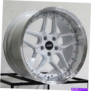 �z�C�[���@4�{�Z�b�g 18x9.5/18x10.5 ESR CS15�J�X�^��5x120 22/22�z���C�g�z�C�[�������Z�b�g�i4�j72.6 18x9.5/18x10.5 ESR CS15 Custom 5x120 22/22 White Wheels Rims Set(4) 72.6�y���s�A���i�z