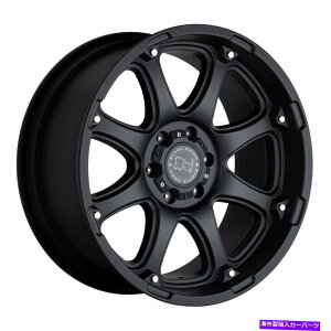�z�C�[���@4�{�Z�b�g 18x9�u���b�N�T�C�O���~�X8x170 -12�}�b�g�u���b�N�z�C�[�������Z�b�g�i4�j125.1 18x9 Black Rhino Glamis 8x170 -12 Matte Black Wheels Rims Set(4) 125.1�y���s�A���i�z