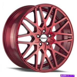 �z�C�[���@4�{�Z�b�g 20x8.5�V�t�gH32�t�H�[�~����5x114.3 35�L�����f�B�A�b�v�����b�h�z�C�[�������Z�b�g�i4�j73.1 20x8.5 Shift H32 Formula 5x114.3 35 Candy Apple Red Wheels Rims Set(4) 73.1�y���s�A���i�z