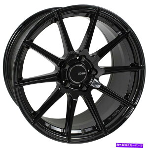 �z�C�[���@4�{�Z�b�g 18x9.5 enkei ts10 5x114.3 15�u���b�N�y�C���g�z�C�[�������Z�b�g�i4�j 18x9.5 Enkei TS10 5x114.3 15 Black Paint Wheels Rims Set(4)�y���s�A���i�z