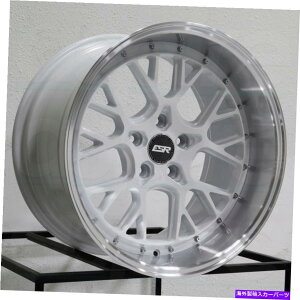 zC[@4{Zbg 18x9.5/18x10.5 ESR CS11JX^5x120 22/22zCgzC[Zbgi4j72.6 18x9.5/18x10.5 ESR CS11 Custom 5x120 22/22 White Wheels Rims Set(4) 72.6