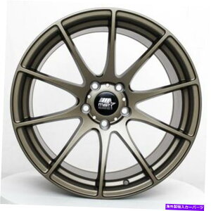 �z�C�[���@4�{�Z�b�g MST MT44 18x8.5 5x114.3 35�}�b�g�u�����Y�z�C�[���i4�j73.1 18�C���`���� MST MT44 18x8.5 5x114.3 35 Matte Bronze Wheels(4) 73.1 18" inch Rims