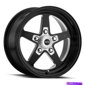 ホイール　4本セット ビジョン571スポーツスターII 15x7 5x114.3 0ブラックミルホイール（4）83.1 15 "インチリム Vision 571 Sport Star II 15x7 5x114.3 0 Black Milled Wheels(4) 83.1 15" inch Rim