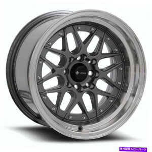 �z�C�[���@4�{�Z�b�g VORS VR7 15x9 4x100/4x114.3 0�K�����^���z�C�[���i4�j73.1 15 �C���`���� Vors VR7 15x9 4x100/4x114.3 0 Gun Metal Wheels(4) 73.1 15 inch Rims�y���s�A���i�z