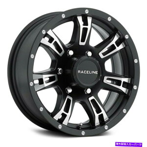 zC[@4{Zbg Raceline 840A[Zig[[15x5 5x114.3 0ubN@BHzC[i4j3.19 15 " Raceline 840 Arsenal Trailer 15x5 5x114.3 0 Black Machined Wheels(4) 3.19 15" in