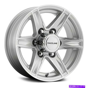�z�C�[���@4�{�Z�b�g Raceline 810 Stylus 16x6 8x6.5/8x165.1 0�V���o�[�z�C�[���i4�j4.9 16�C���`���� Raceline 810 Stylus 16x6 8x6.5/8x165.1 0 Silver Wheels(4) 4.9 16 inch Rims�y���s�A���i�z