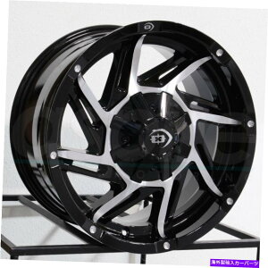 �z�C�[���@4�{�Z�b�g Vision 422 Prowler 17x9 6x135/6x5.5 12�u���b�N�@�B���H�z�C�[���i4�j106.2 17 �C���`r Vision 422 Prowler 17x9 6x135/6x5.5 12 Black Machined Wheels(4) 106.2 17 inch R�y���s�A���i�z
