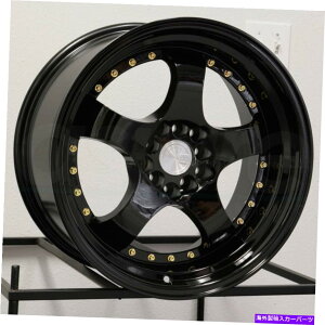 zC[@4{Zbg Aodhan AH03 AH3 17x9 5x100/5x114.3 25ubNzC[i4j73.1 17C`̃ Aodhan AH03 AH3 17x9 5x100/5x114.3 25 Black Wheels(4) 73.1 17" inch Rims