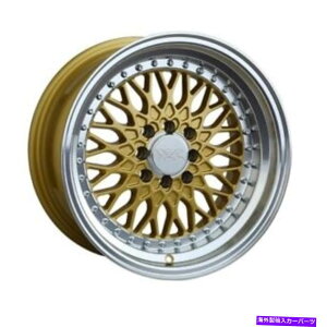 �z�C�[���@4�{�Z�b�g XXR 536 15x8 4x100/4x114.3 20�S�[���hML�z�C�[���i4�j73.1 15 �C���`���� XXR 536 15x8 4x100/4x114.3 20 Gold ML Wheels(4) 73.1 15 inch Rims�y���s�A���i�z