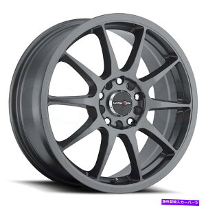 zC[@4{Zbg rW425xC15x6.5 5x100/5x114.3 38K^zC[i4j73.1 15 "C` Vision 425 Bane 15x6.5 5x100/5x114.3 38 Gunmetal Wheels(4) 73.1 15" inch Rims