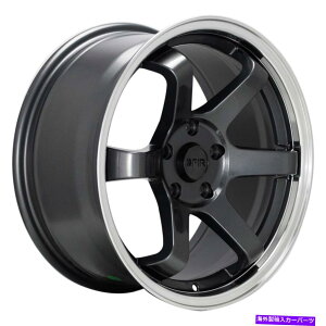 �z�C�[���@4�{�Z�b�g F1R F106 17x8 5x114.3 35�K�����^���z�C�[���i4�j17�C���`�̃��� F1R F106 17x8 5x114.3 35 Gunmetal Wheels(4) 17 inch Rims�y���s�A���i�z