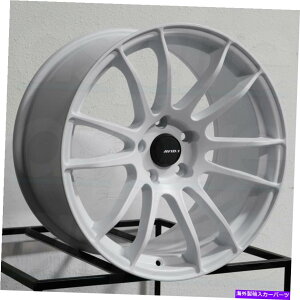 zC[@4{Zbg avid1 av20 18x9.5 5x114.3 22zCgzC[i4j73.1 18C` AVID1 AV20 18x9.5 5x114.3 22 White Wheels(4) 73.1 18" inch Rims