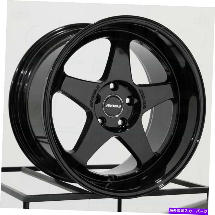 楽天市場】ホイール 4本セット avid1 av42 18x9.5 5x114.3 35グロス 