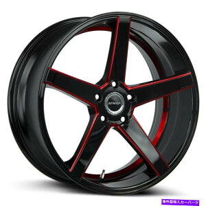 zC[@4{Zbg Strada S35 Perfetto 20x8.5 5x108 35ubNbhzC[i4j72.6 20C`̃ Strada S35 Perfetto 20x8.5 5x108 35 Black Red Wheels(4) 72.6 20" inch Rims
