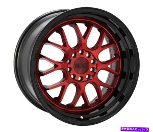 zC[@4{Zbg F1R F21 V2 18x9.5 5x100/5x114.3 20LfBbhubNbvzC[i4j18C` F1R F21 v2 18x9.5 5x100/5x114.3 20 Candy Red Black Lip Wheels(4) 18" inch Rims