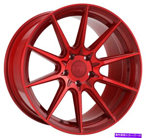 �z�C�[���@4�{�Z�b�g F1R F101 18x9.5 5x114.3 38�L�����f�B���b�h�z�C�[���i4�j18�C���`���� F1R F101 18x9.5 5x114.3 38 Candy Red Wheels(4) 18 inch Rims�y���s�A���i�z