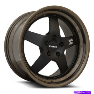 zC[@4{Zbg Klutch SL5 18x8.5/18x9.5 5x112 35/35ubNuYbvzC[i4j73.1 18 "C`ST Klutch SL5 18x8.5/18x9.5 5x112 35/35 Black Bronze Lip Wheels(4) 73.1 18" inch St