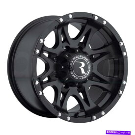 ホイール　4本セット Raceline 981 Raptor 18x9 6x135 25ブラックホイール（4）87.1 18インチリム Raceline 981 Raptor 18x9 6x135 25 Black Wheels(4) 87.1 18" inch Rims