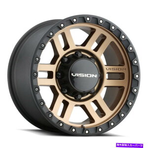 �z�C�[���@4�{�Z�b�g Vision 354 Manx2 17x9 8x6.5/8x165.1 12�u�����Y�z�C�[���i4�j125.2 17 "�C���`���� Vision 354 Manx2 17x9 8x6.5/8x165.1 12 Bronze Wheels(4) 125.2 17" inch Rims