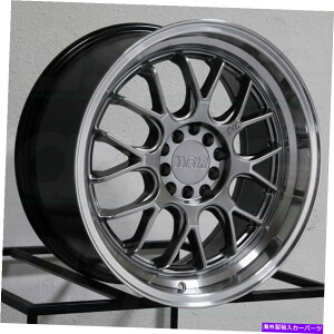 �z�C�[���@4�{�Z�b�g F1R F21 19x8.5/19x9.5 5x114.3/5x120 35/35�n�C�p�[�u���b�N�|���b�V�����b�v�z�C�[���i4�j19 "i F1R F21 19x8.5/19x9.5 5x114.3/5x120 35/35 Hyper Black Polish Lip Wheels(4) 19" i