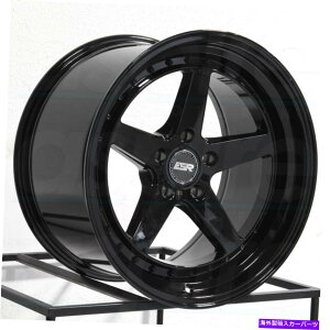 �z�C�[���@4�{�Z�b�g ESR CS05 CS5 18x8.5 5x100 30�O���X�u���b�N�z�C�[���i4�j73.1 18�C���`���� ESR CS05 CS5 18x8.5 5x100 30 Gloss Black Wheels(4) 73.1 18 inch Rims�y���s�A���i�z