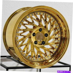 zC[@4{Zbg Aodhan DS03 DS3 18x9.5 5x100 35S[hoL[zC[i4j73.1 18C` Aodhan DS03 DS3 18x9.5 5x100 35 Gold Vacuum Wheels(4) 73.1 18" inch Rims