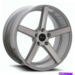 �z�C�[���@4�{�Z�b�g VORS TR5 18x8.5 5x120 35�V���o�[�z�C�[���i4�j73.1 18�C���`���� Vors TR5 18x8.5 5x120 35 Silver Wheels(4) 73.1 18 inch Rims�y���s�A���i�z
