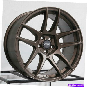 �z�C�[���@4�{�Z�b�g ESR CS08 CS8 18x8.5/18x9.5 5x100 30/35�u�����Y�z�C�[���i4�j72.56 18 �C���`���ꂽ ESR CS08 CS8 18x8.5/18x9.5 5x100 30/35 Bronze Wheels(4) 72.56 18 inch Staggered�y���s�A���i�z