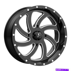 zC[@4{Zbg MSAIt[hM36XCb`18x7 4x137 0ubN~OzC[i4j112.1 18C` MSA Off-Road M36 Switch 18x7 4x137 0 Black Milled Wheels(4) 112.1 18" inch Rims