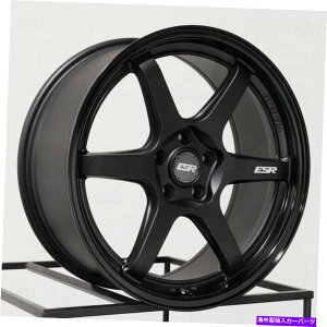 �z�C�[���@4�{�Z�b�g 19x8.5 ESR AP6 5x114.3 30�u���b�N�z�C�[�������Z�b�g�i4�j72.56 19x8.5 ESR AP6 5x114.3 30 Black Wheels Rims Set(4) 72.56�y���s�A���i�z