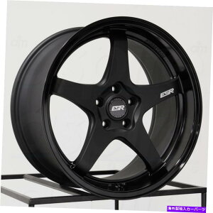 �z�C�[���@4�{�Z�b�g 18x9.5 ESR AP5�J�X�^��5x120 22�u���b�N�z�C�[�������Z�b�g�i4�j72.6 18x9.5 ESR AP5 Custom 5x120 22 Black Wheels Rims Set(4) 72.6�y���s�A���i�z