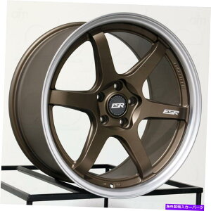 zC[@4{Zbg 18x10.5 ESR AP6JX^5x120 22uYzC[Zbgi4j72.6 18x10.5 ESR AP6 Custom 5x120 22 Bronze Wheels Rims Set(4) 72.6