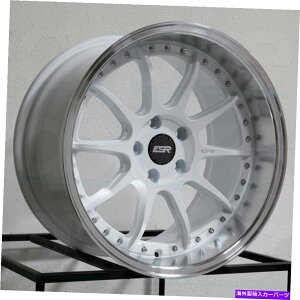 �z�C�[���@4�{�Z�b�g 19x10.5 ESR CS12�J�X�^��5x120 22�z���C�g�z�C�[�������Z�b�g�i4�j72.6 19x10.5 ESR CS12 Custom 5x120 22 White Wheels Rims Set(4) 72.6